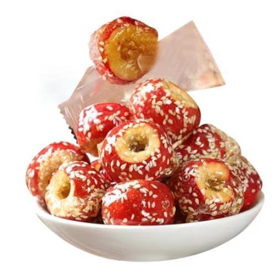 Сухой лед сахар юнчи Сладкий, кислый и вкусный Хрустящий Вкусный Вкусный Ядерный сахар Пекинские фирменные китайские сладости Конфеты Луковица боярышника Боярышник